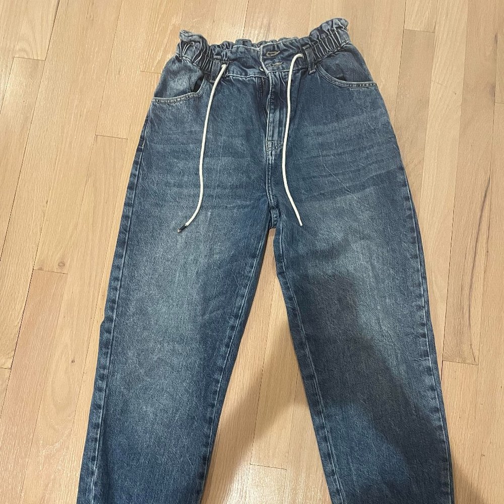 Blue denim jeans, bershka